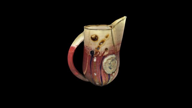 Red Vase 3D Model