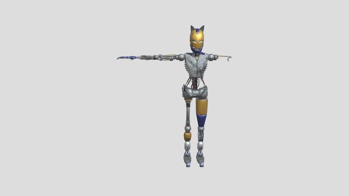 Iron War Cat Finaly 3D Model