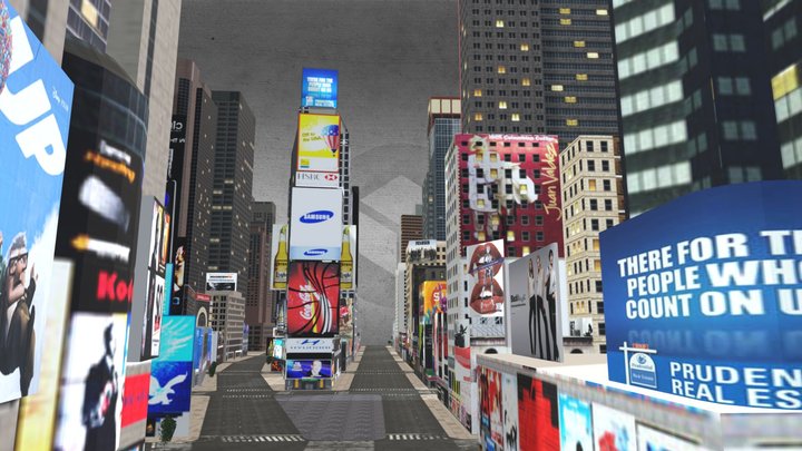 New York Low Poly Building 3D Model
