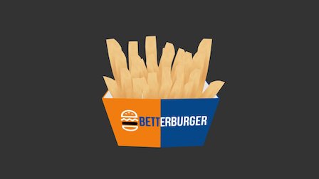 Fries 3D Model