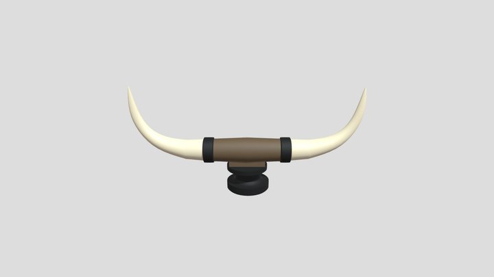 Croc Bullhorns Jibbit 3D Model