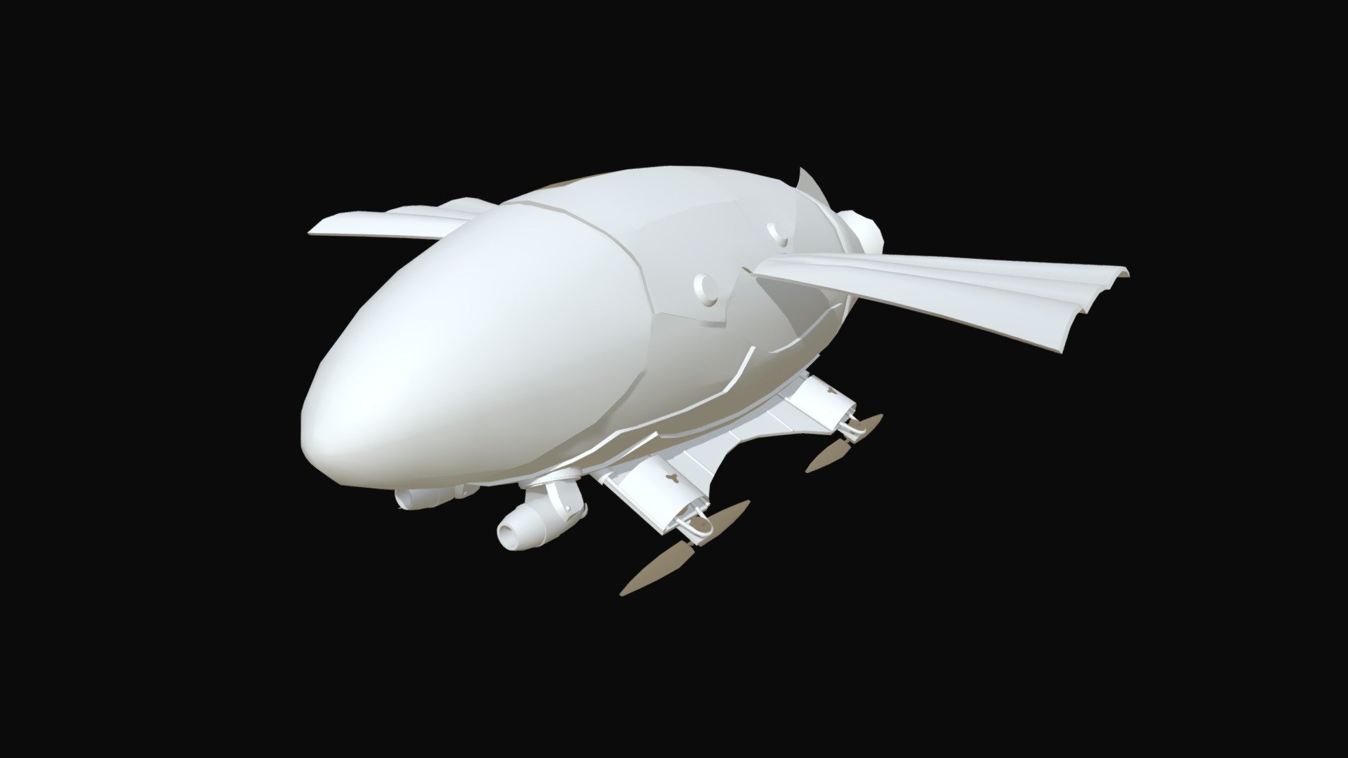 Zeppelino Drone - 3D model by Ivo Dias (@idas) [71ff411] - Sketchfab