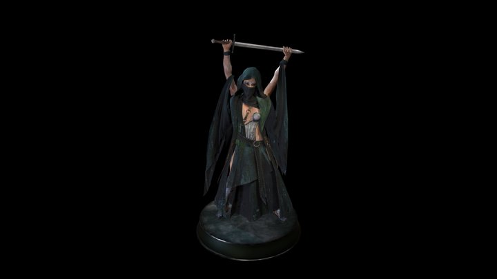 Lady Of The Lake 3D Model