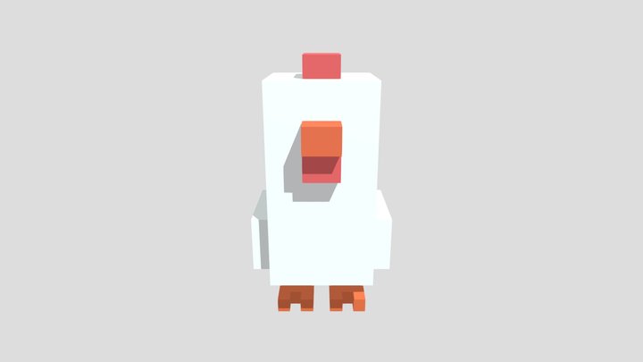 Chicken - Crossy Road 3D Model