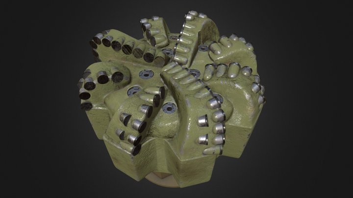 Drill bit PDC 155.6 bt 416 3D Model