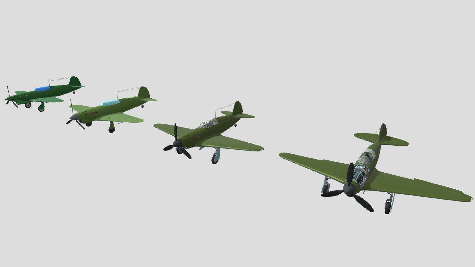 Yak-1 Line-up