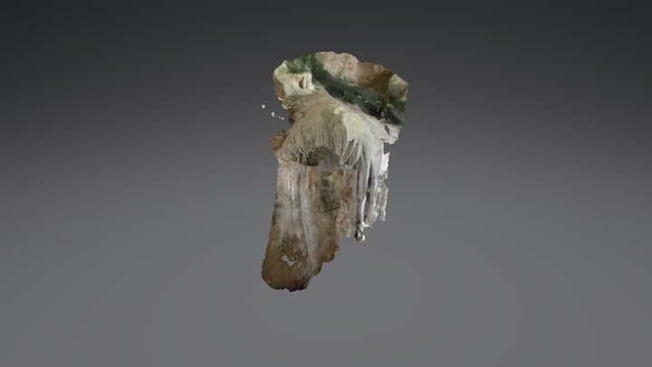 Tanggapan Cave Flowstone 3D Model