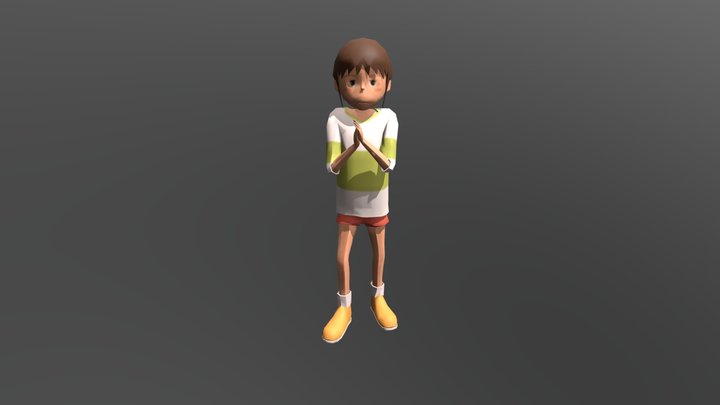 Chihiro Idle 3D Model