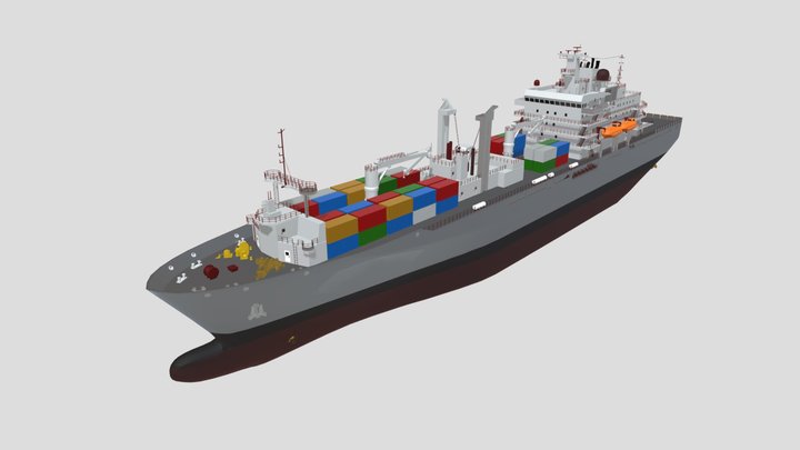 Ship_JointSupportVessel 3D Model