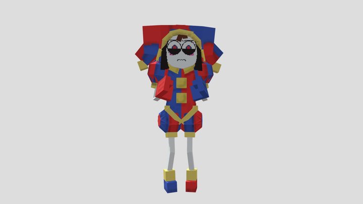 Pomni minecraft digital circus 3D Model