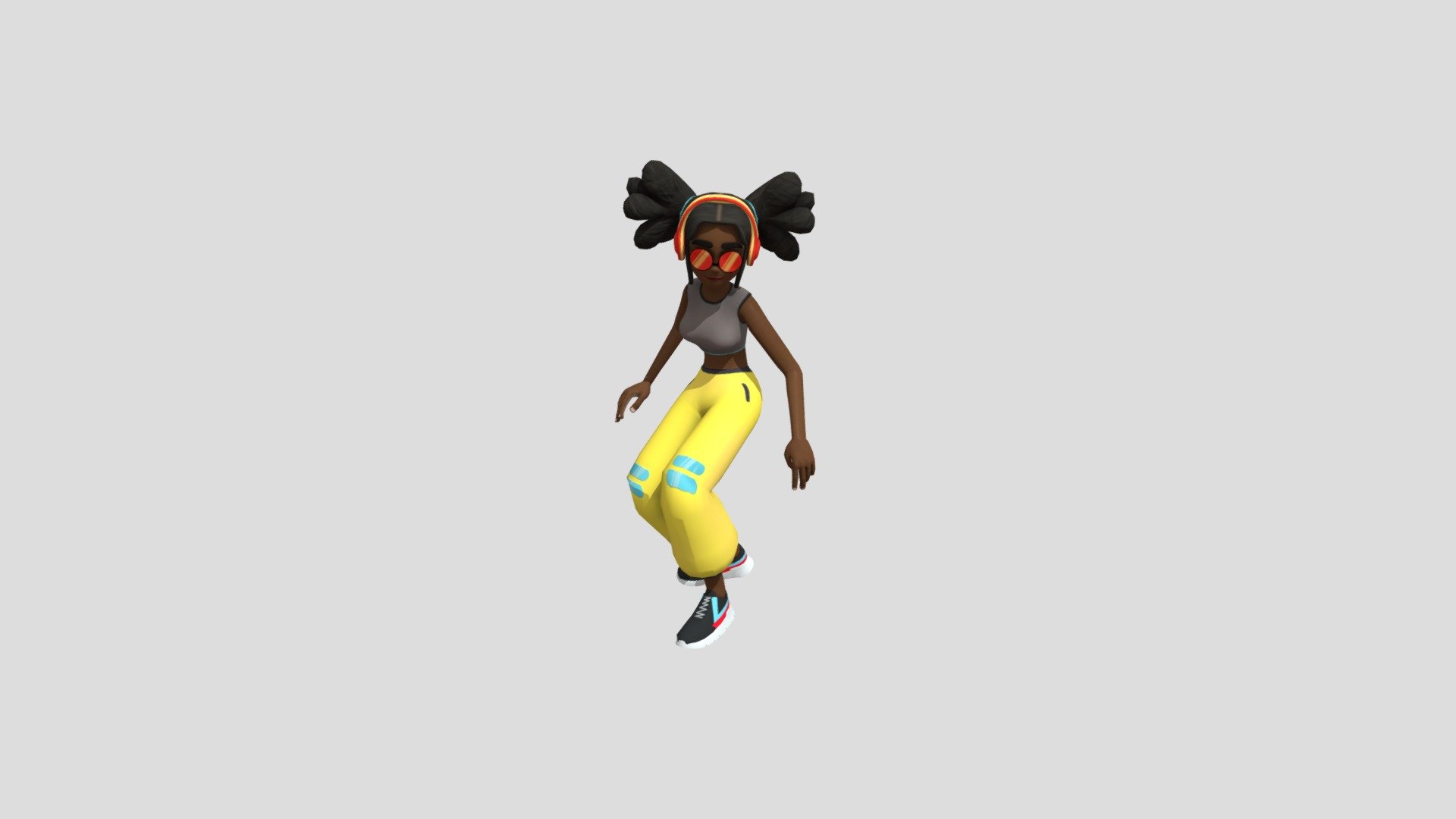 Girl Skateboarding - Download Free 3D model by myzatulsarah [7204625 ...