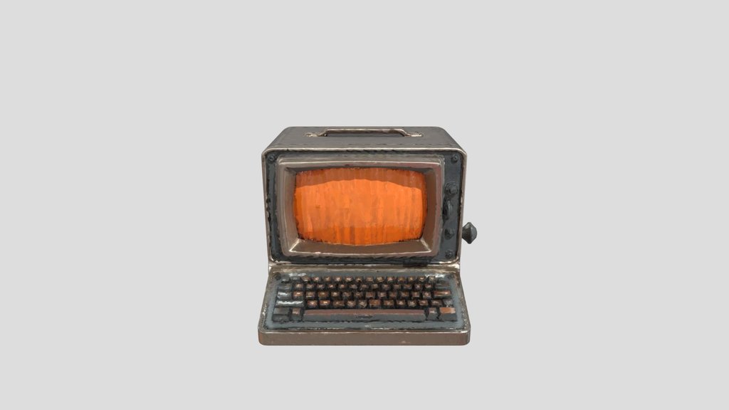 Portable hacking terminal made of aluminum
