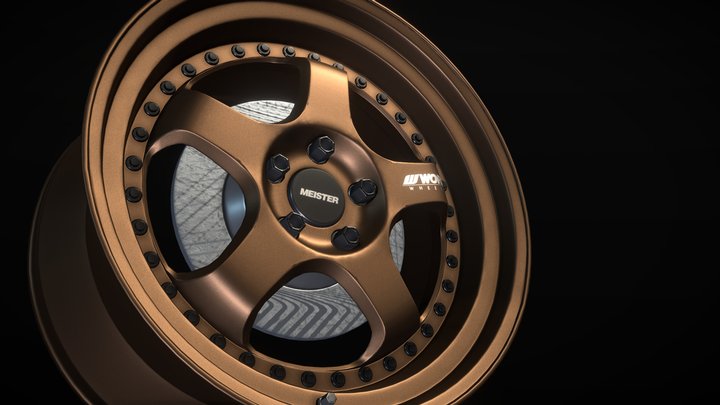 Work Meister S1 3P Wheel 3D Model