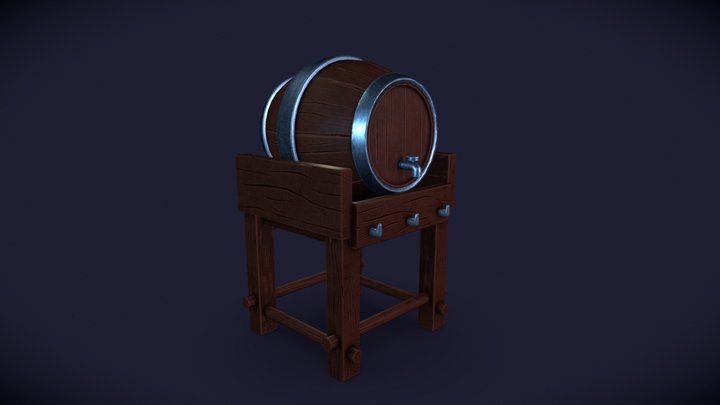 Barril 3D Model