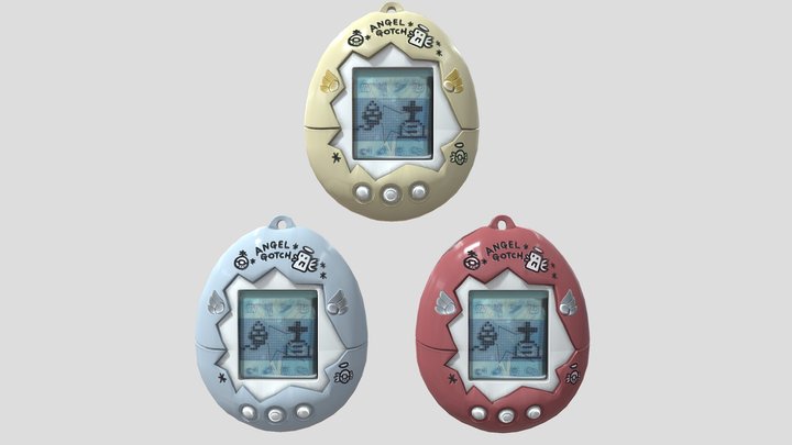 Tamagotchi toy 3D Model