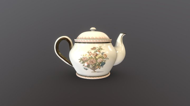 Teapot 3D Model