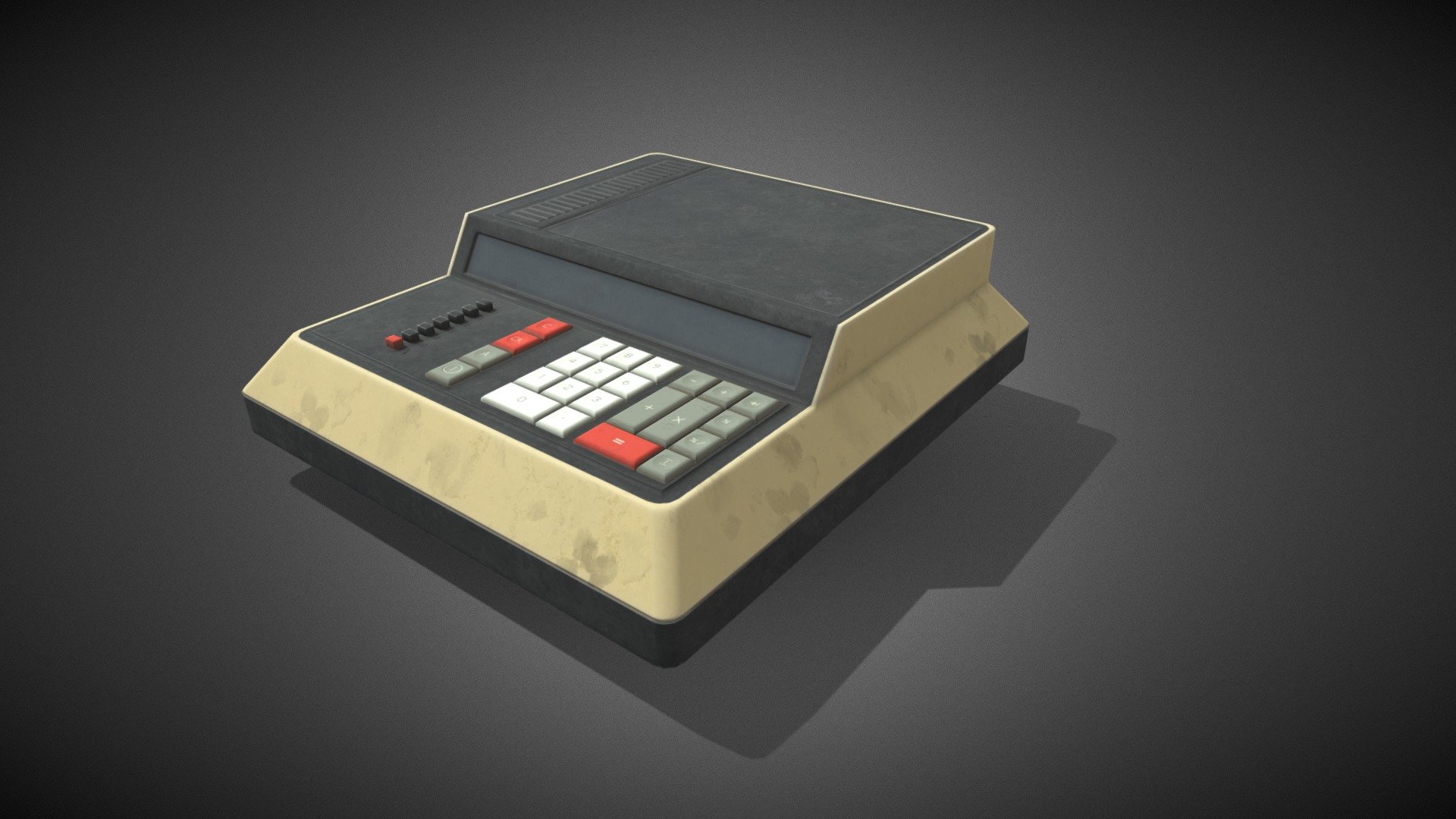 Soviet Calculater - 3D model by Moon_Studio [720878a] - Sketchfab