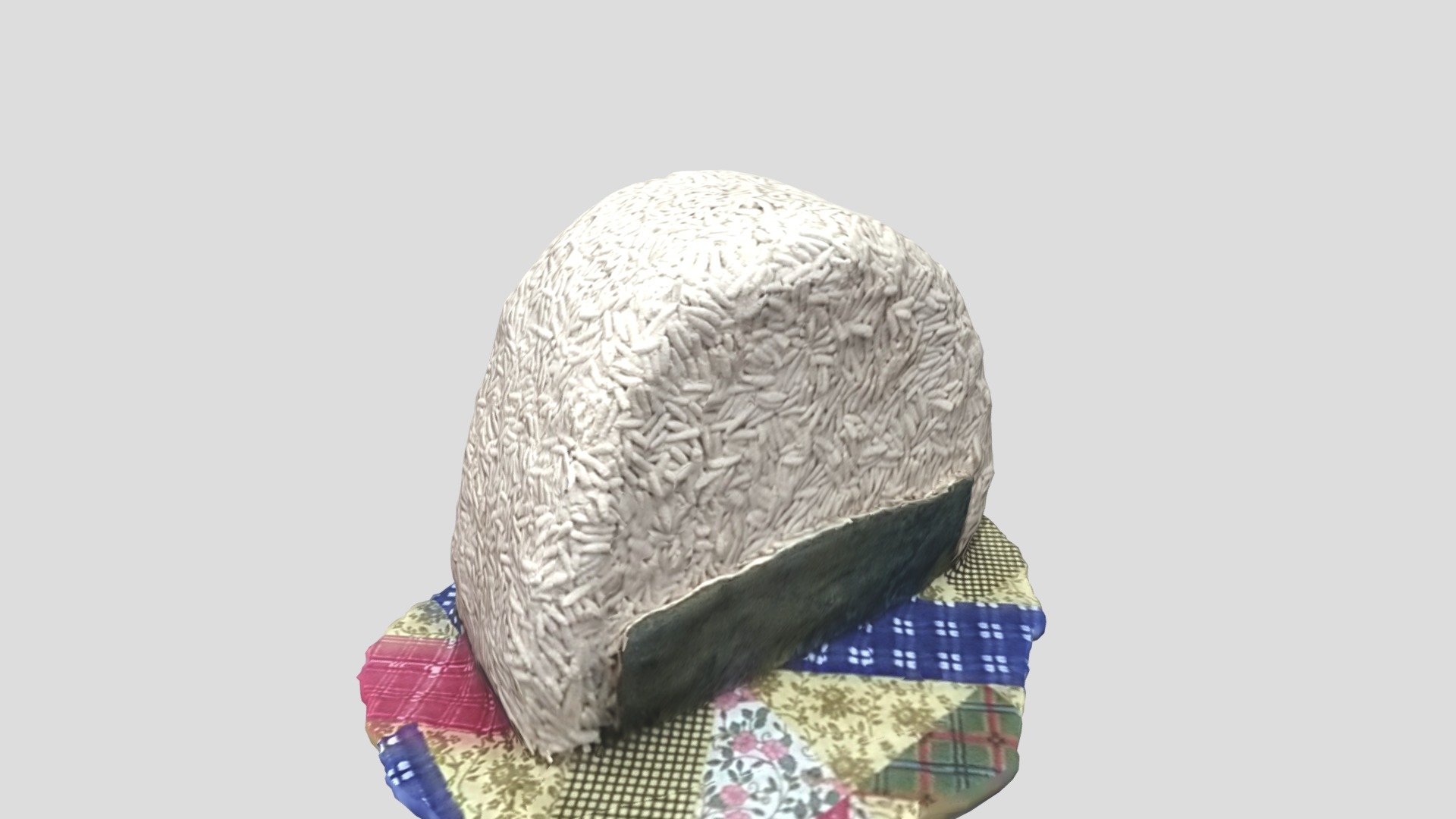 Handmade ceramic rice