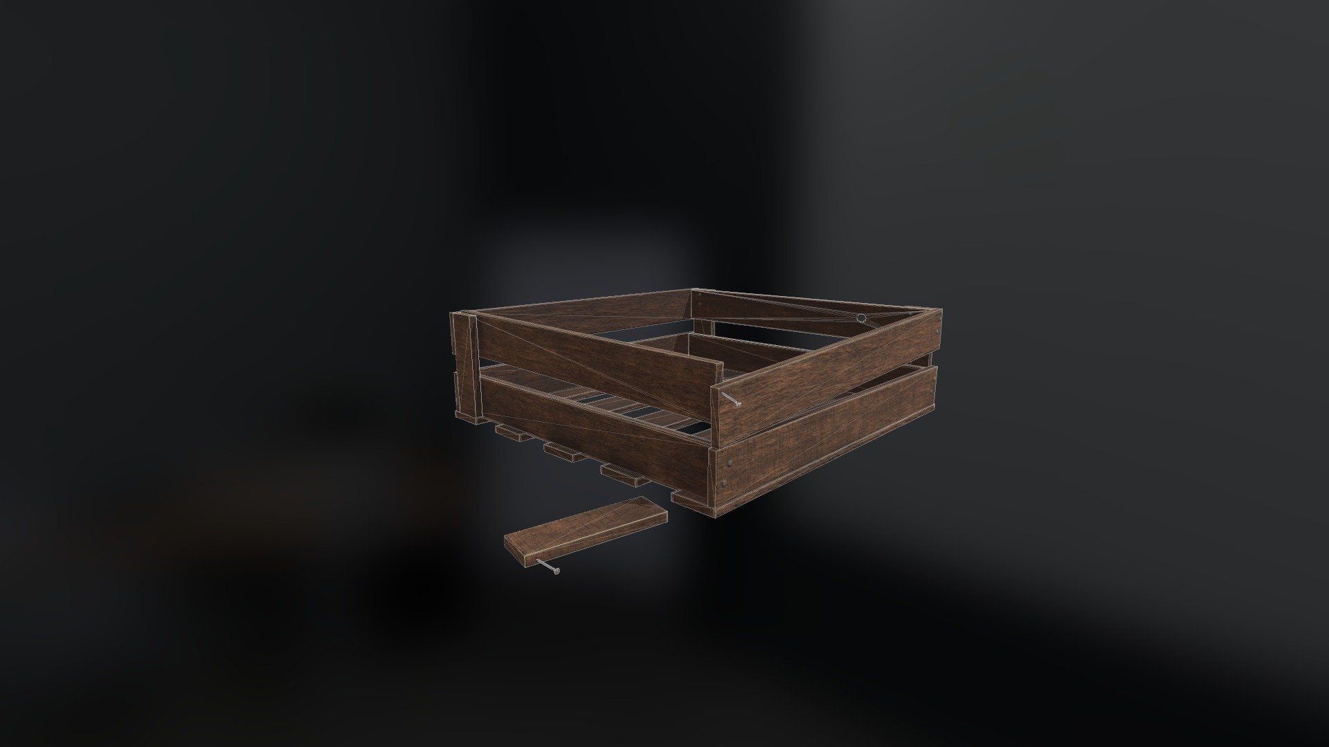 Wood Box - Download Free 3D model by aliyforce [7209a9d] - Sketchfab