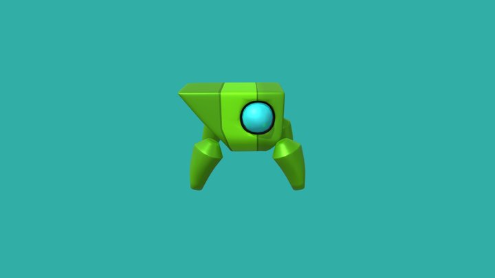 Geometry Dash Spider Model 3D Model