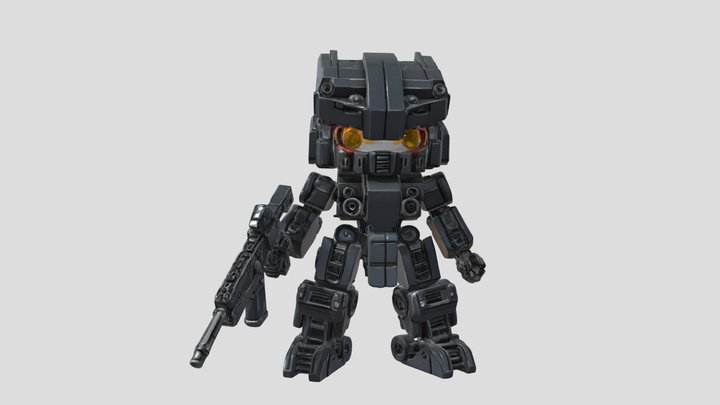 SUPER ROBOT 3D Model