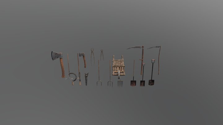 Farm Tool 3D Model
