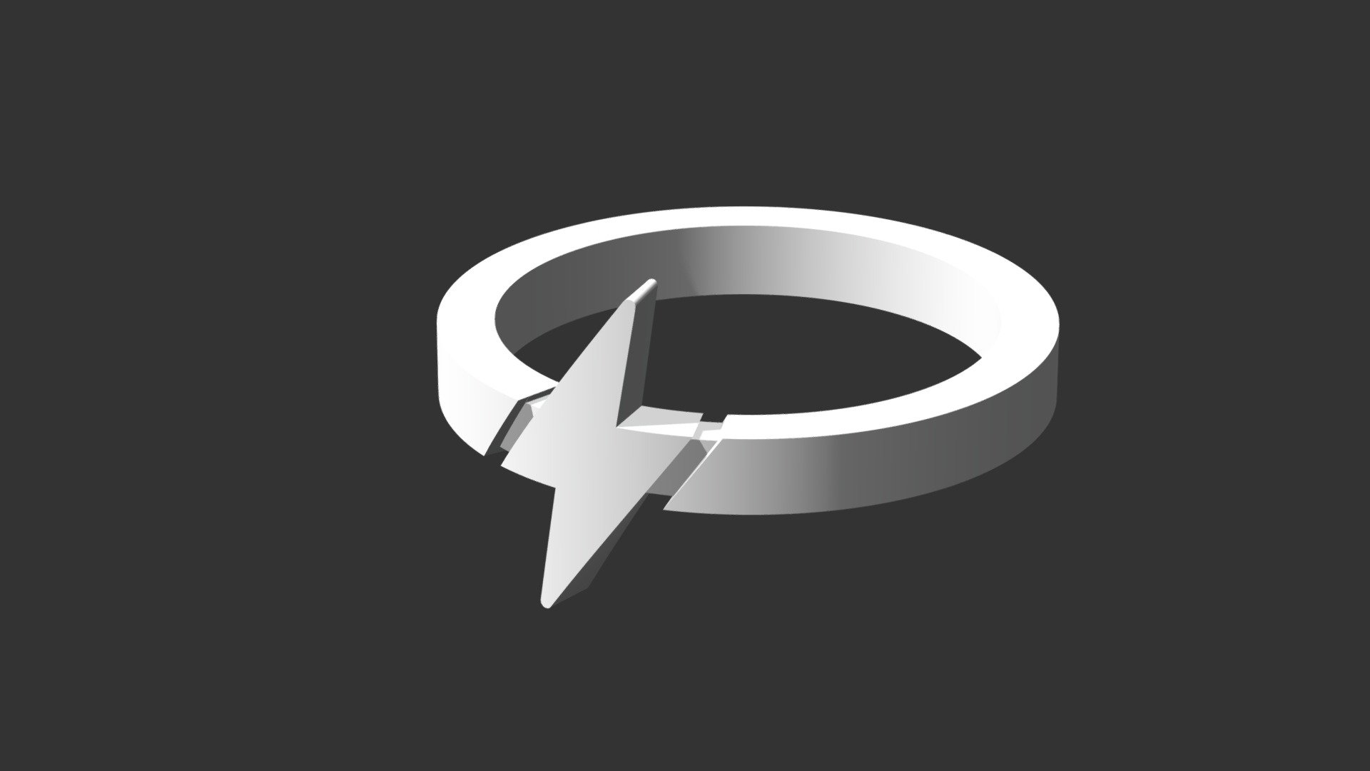 Lightning Bolt Ring (3D print for sale) - 3D model by pixeldepot ...
