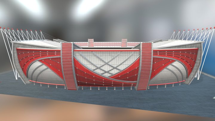 Estadio de Football 3D Model