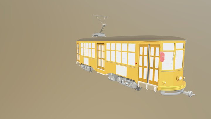 75920 Tram - ATM Class 1500 3D Model