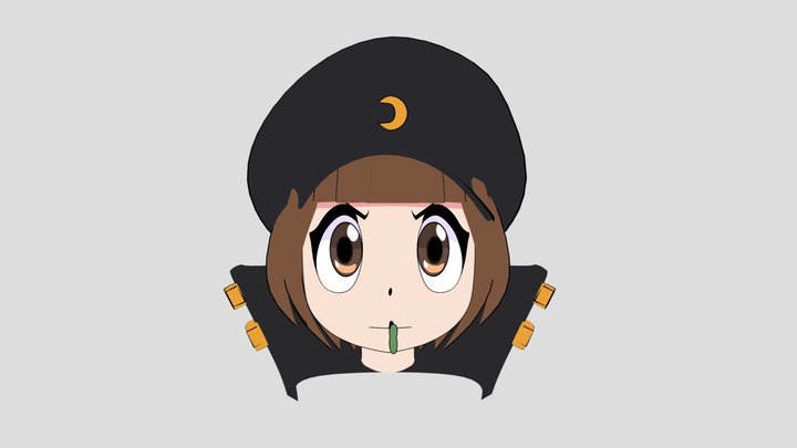 Anime Head - Mako (Kill la kill) 3D Model