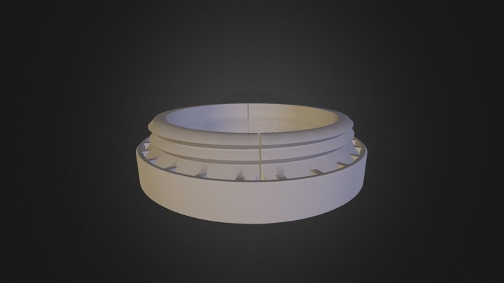 Contax/Yashica lens adapter 3D Model