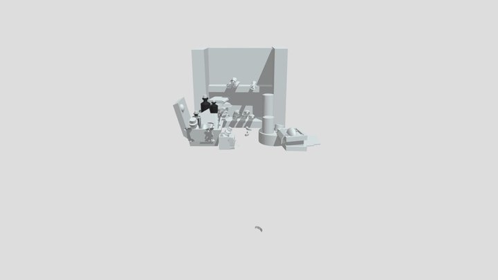 Books And Scrolls_2.3 3D Model