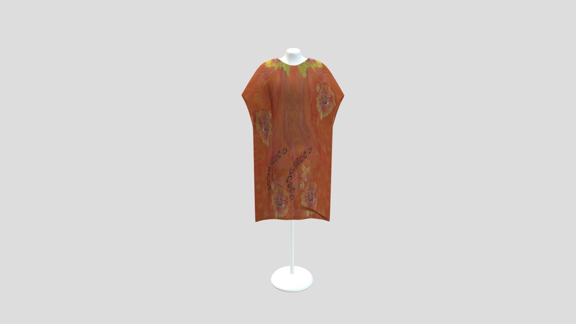 CHIFFON KAFTAN PENDEK (EMP (SBH) 47 H13)