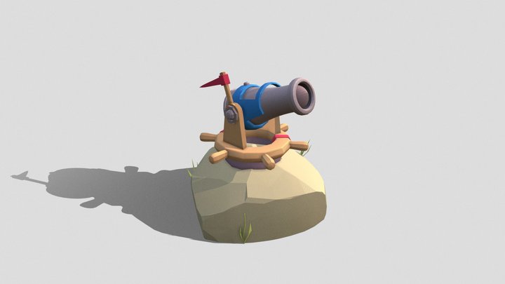 Bombaroom - Cannon 3D Model