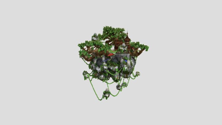 Skyblock Spawn 3D Model