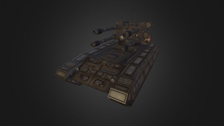 Anti-Air Tank - Game Model 3D Model