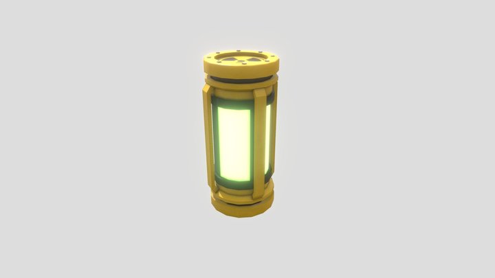 Nuclear power cell 3D Model