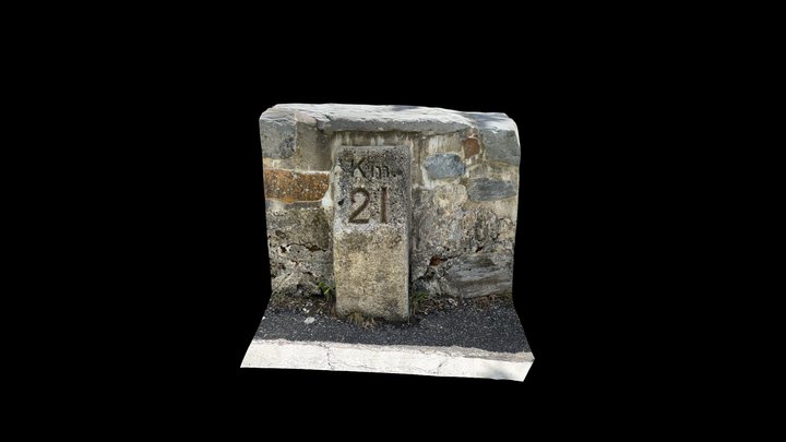 Milestone Klausenpass Km 21 von Altdorf – Free 3D Model STL