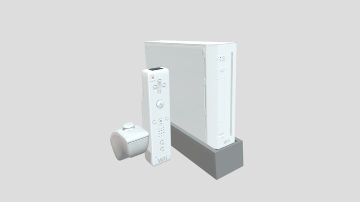 Nintendo Wii 3D Model