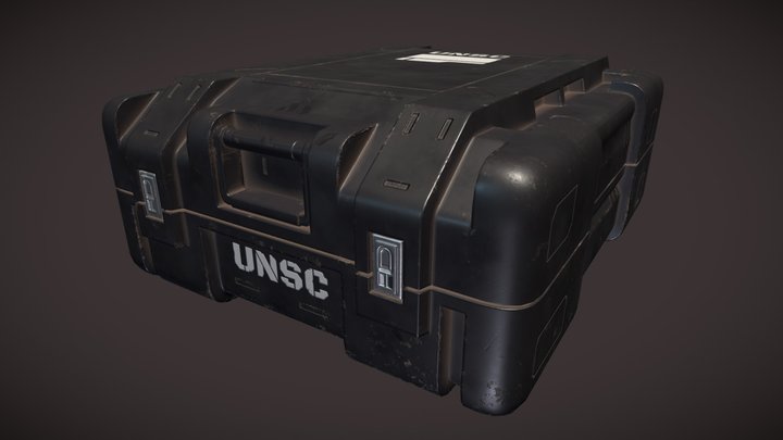UNSC Ammo Crate 3D Model