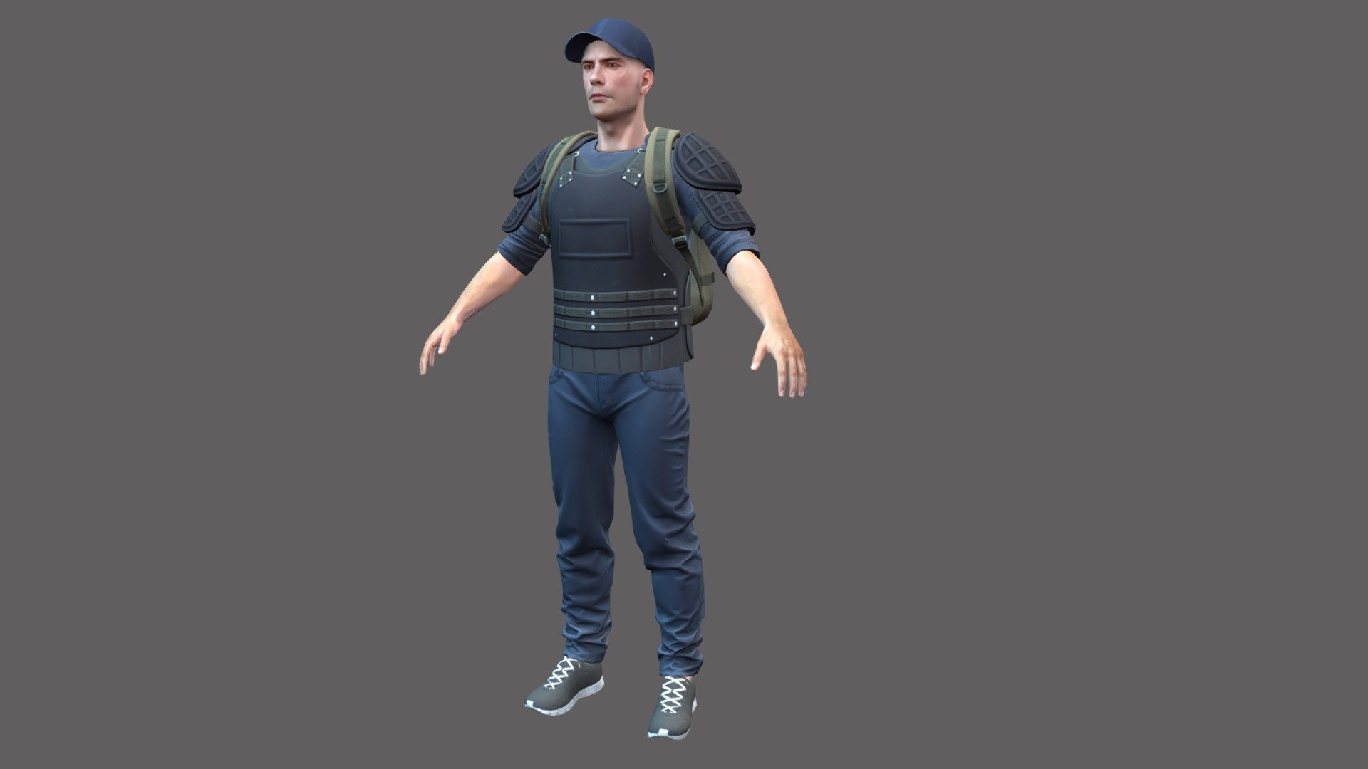 Man V1 1 - 3D model by pavlukhin.lightmap [72165f5] - Sketchfab