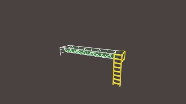 Mesh Bridge 02 3D Model