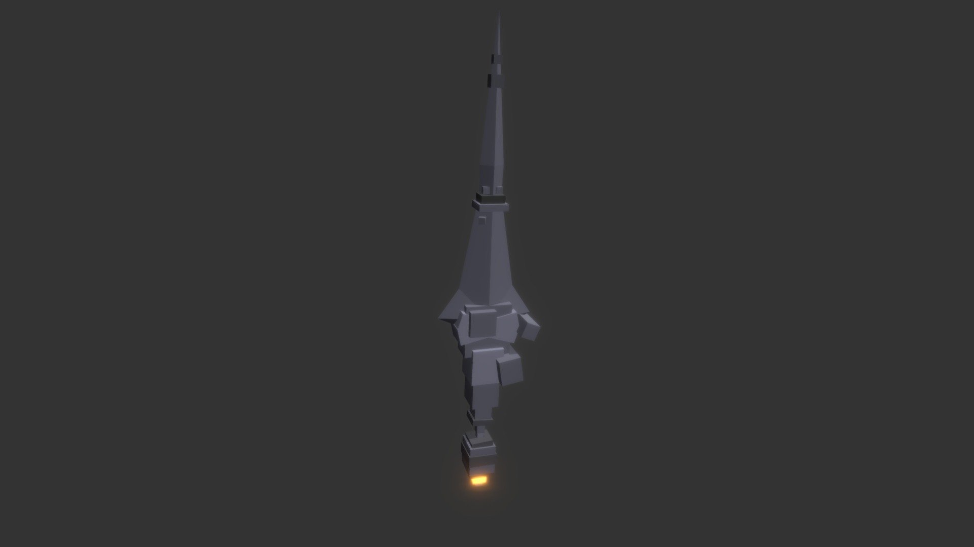 Void Spike Ultradagger - Download Free 3d Model By Fantasticfrontier 