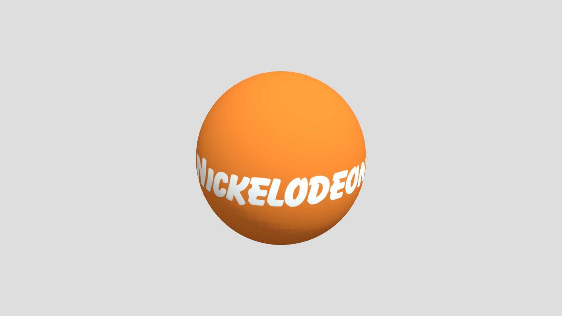 Nickelodeon Logo [Sphere] - Download Free 3D model by ...