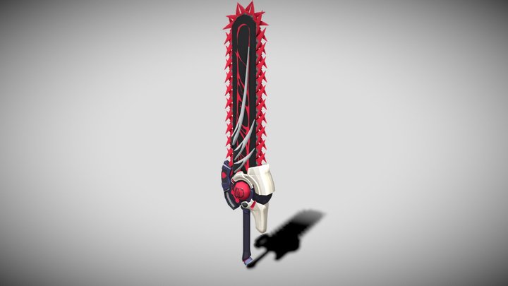 Chainsaw blade 3D Model