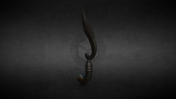 Kujang Ciung 3D Model