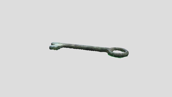 Old Key 3D Model