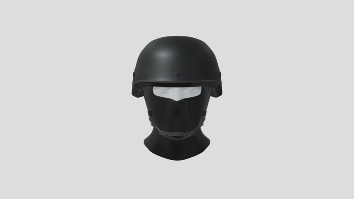 Military helmet 3D Model