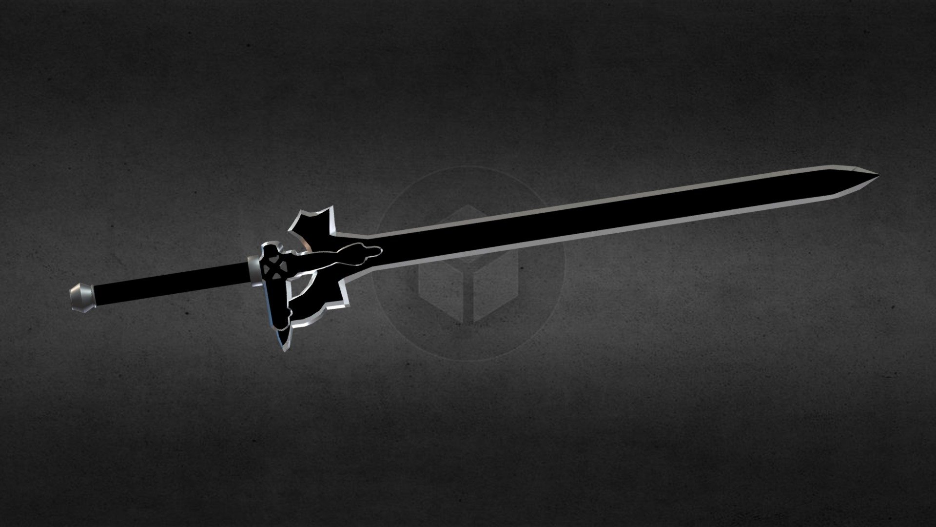 Kirito Black Sword - 3D model by Zenii (@Zeniihehe) [72195f0] - Sketchfab