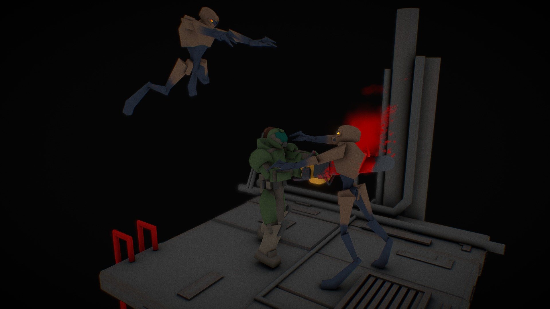XYZ School /Homework / blocking / Doom - 3D model by G-99Factory ...